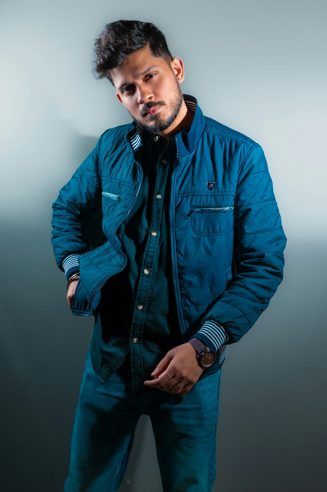 Portrait of a confident man in work clothes